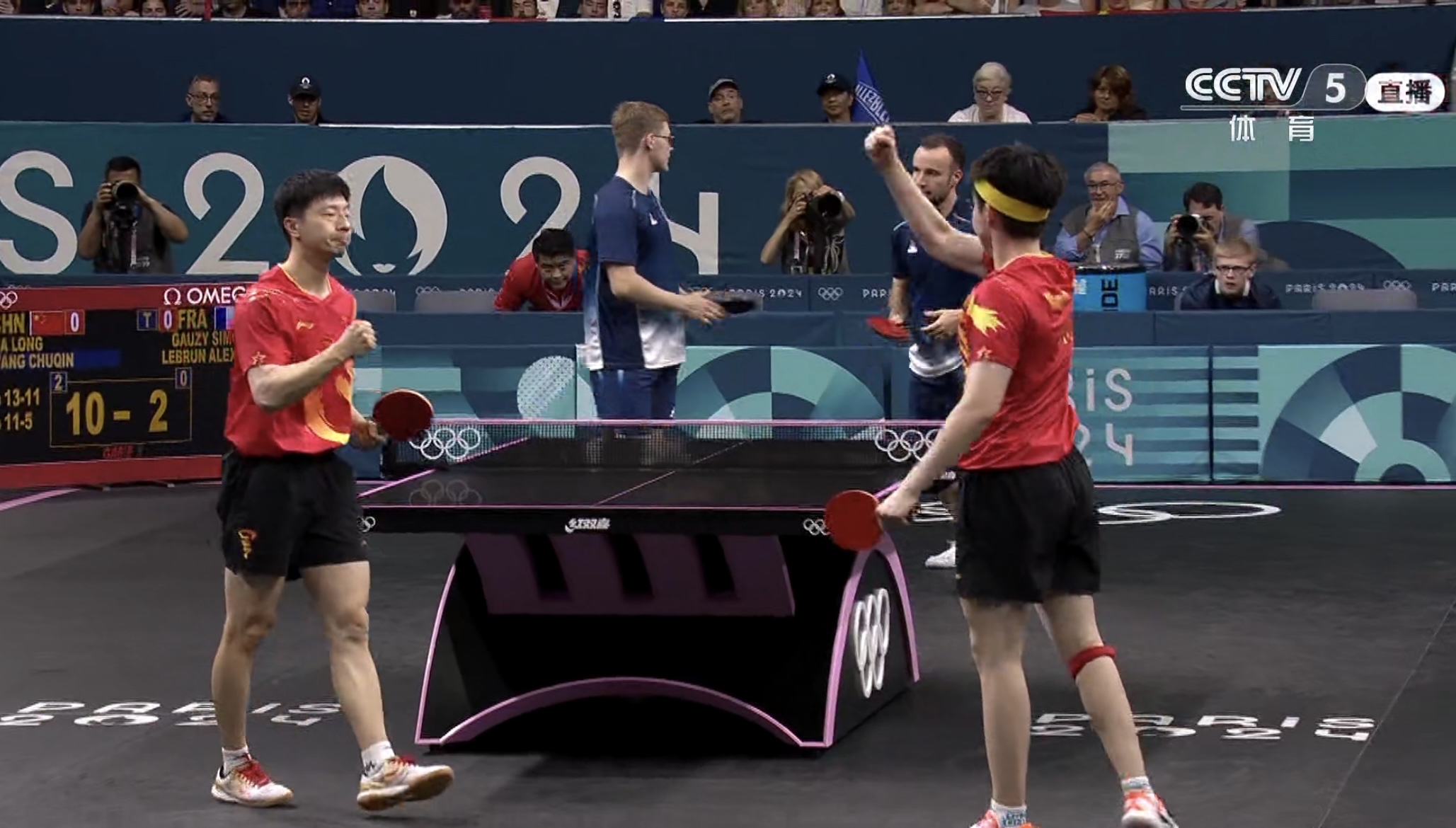 包含瑞典乒乓球队强势波兰乒乓球队，马龙制霸全场的词条